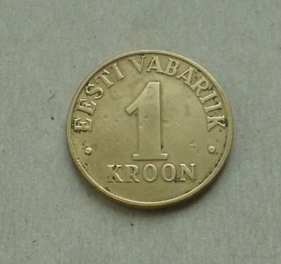 Эстония. 1 крона 2000 года.