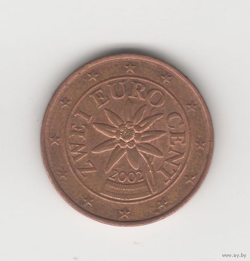 2 евроцента Австрия 2002 Лот 7527