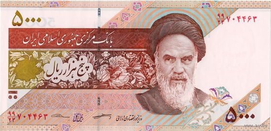 Иран, 5 000 риалов, UNC