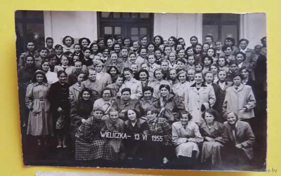 Фото групповое поляков, 1955 г.