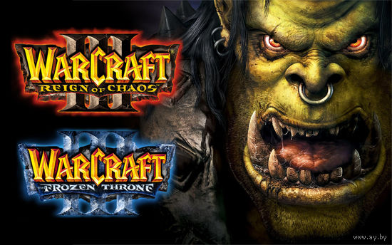 Warcraft 3 Reign of Chaos & Warcraft 3 Frozen Throne Лицензии с ключами Цена за 2 диска