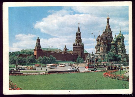 1979 год Москва Вид на Кремль