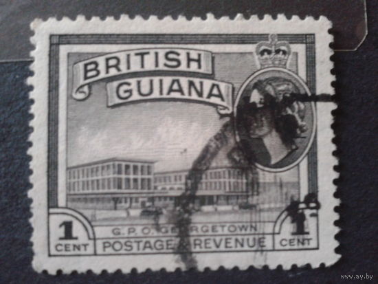 Гайяна, колония Англии 1954 королева Елизавета 2
