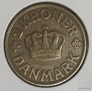 Дания 2 кроны 1926 GJ в холдере