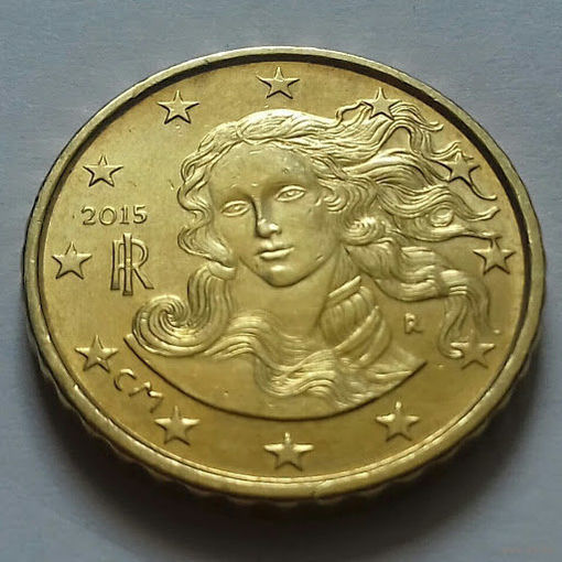 10 евроцентов, Италия 2015 г., AU