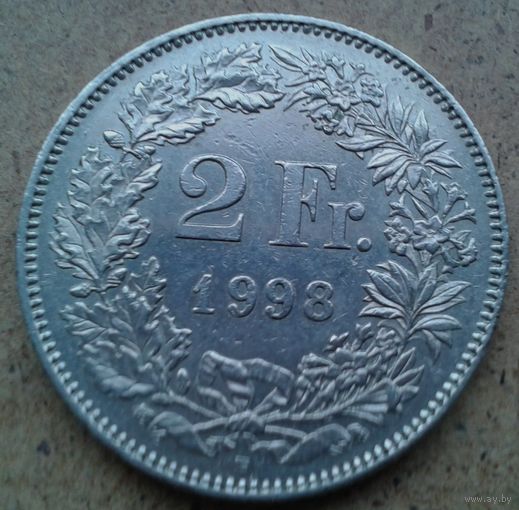 Швейцария 2 франки