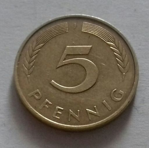 5 пфеннигов, Германия 1992 J