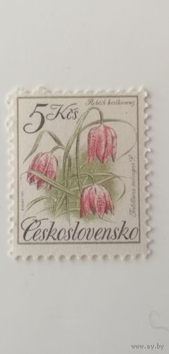 Чехословакия 1991. Охрана природы - Цветы