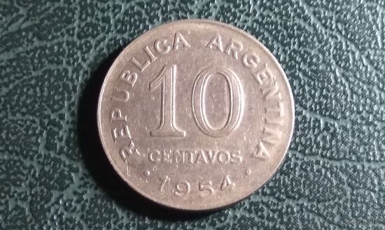 10 сентаво 1954. Аргентина.
