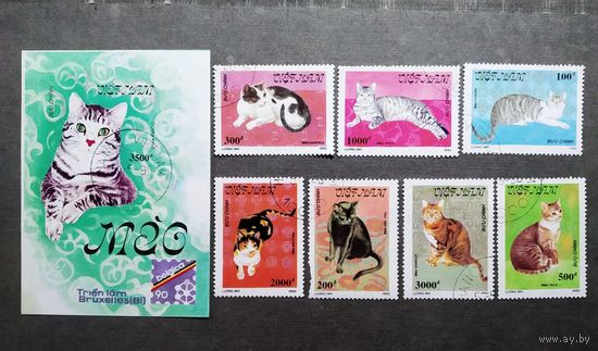 Вьетнам 1990 год Кошки