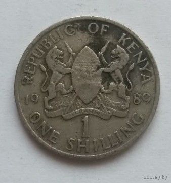 Кения, 1 шиллинг 1989 год