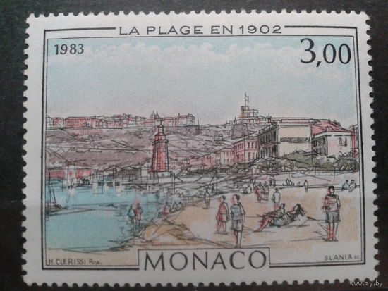 Монако 1983 Монте Карло в 1902 г., живопись** Михель-3,0 евро
