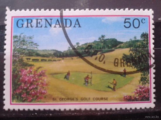 Гренада 1976 Игра в гольф 50с