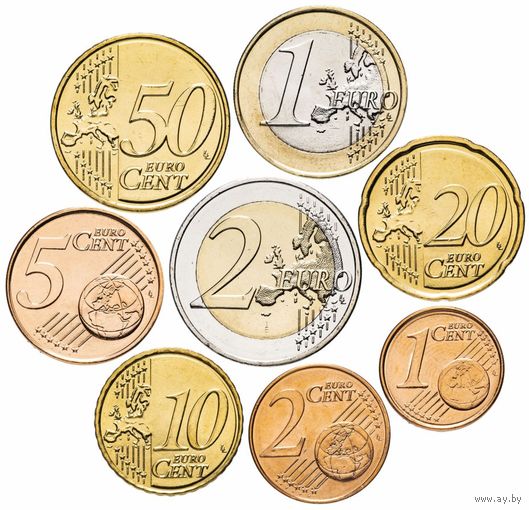 Австрия набор евро 2011 (8 монет) UNC