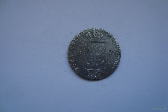 4 гроша 1807 Пруссия                                      (5630)