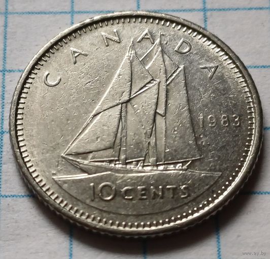 Канада 10 центов, 1983     ( 2-3-10 )