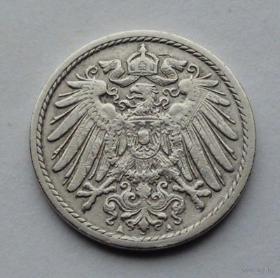 Германия - Германская империя 5 пфеннигов. 1902. A
