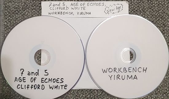 DVD MP3 дискография 7and5, AGE OF ECHOES, Clifford WHITE, WORKBENCH, YIRUMA - 2 DVD
