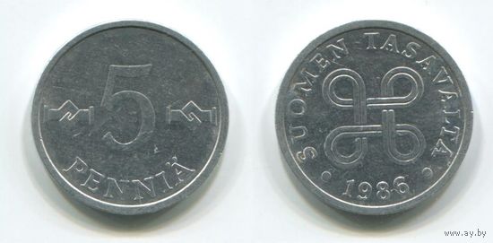 Финляндия. 5 пенни (1986)