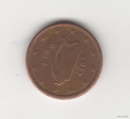 1 евроцент Ирландия 2012 Лот 8236