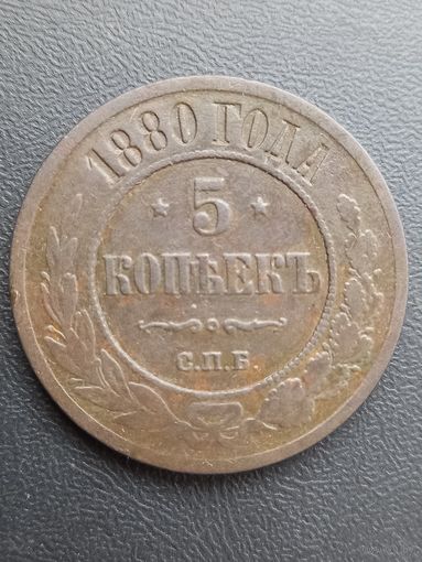 5 копеек 1880 год  (102)