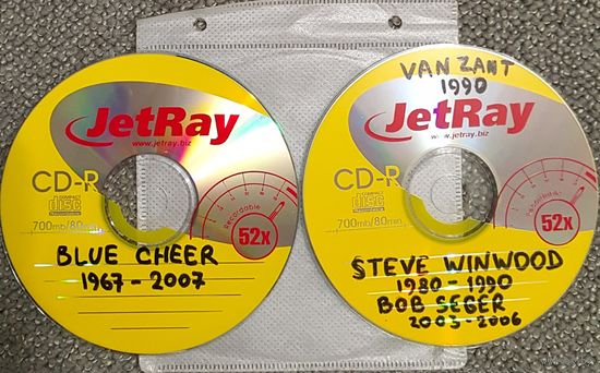 CD MP3 BLUE CHEER, Steve WINWOOD, Bob SEGER, VAN ZANT - 2 CD