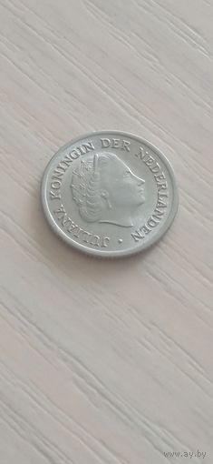 Нидерланды 10 центов 1956г.