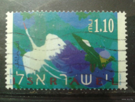 Израиль 1996 Птицы Михель-1,5 евро гаш