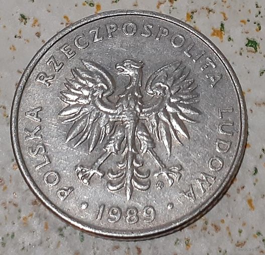Польша 20 злотых, 1989 (8-4-19)