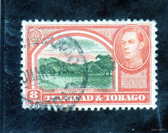 Тринидад и Тобаго.Ми-139. Королевский парк. Саванна. Король ГеоргVI. 1938
