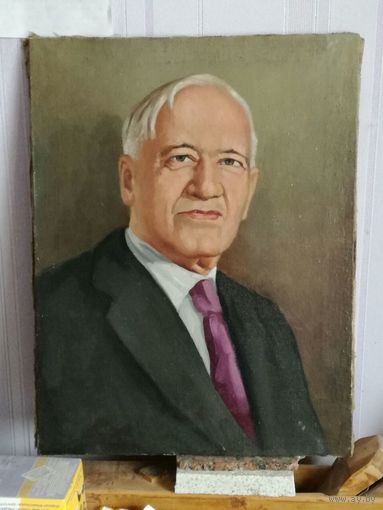 Петр Явич, портрет Корнея Ивановича Чуковского, холст, масло, 54,5 Х 42 см, 1981 г