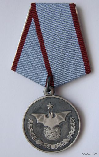 Медаль. 1950 - 2009. Военная разведка. 75 ОРСпН. ГРУ. Посеребрение.