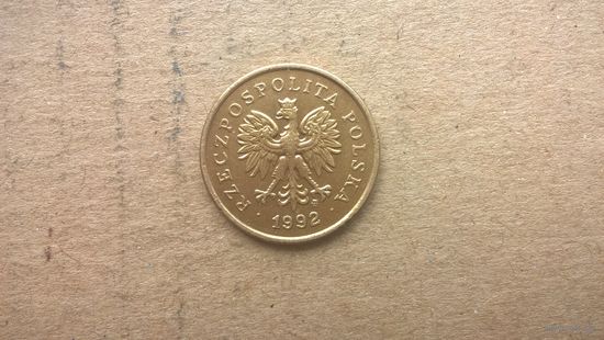Польша 5 грошей, 1992г. (D-16)