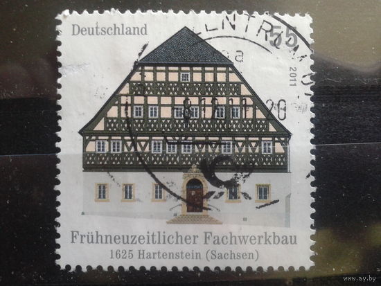 Германия 2011 Каркасный дом Михель-1,0 евро гаш
