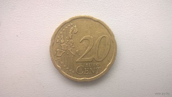 Австрия 20 евроцентов, 2002г.