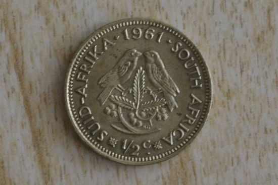 ЮАР 1/2 цента 1961(первый год)