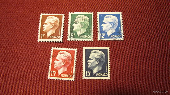 Монако 1950- 1951г. Принц Ренье III, 1923-2005*