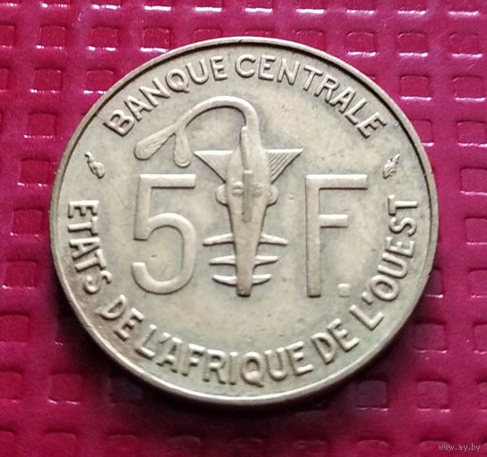 Западная Африка 5 франков 1975 г. #41317