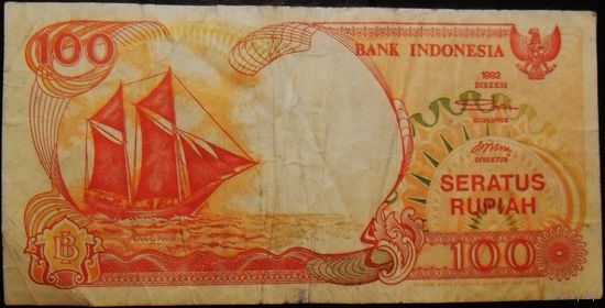 Индонезия 100 рупий 1992г.