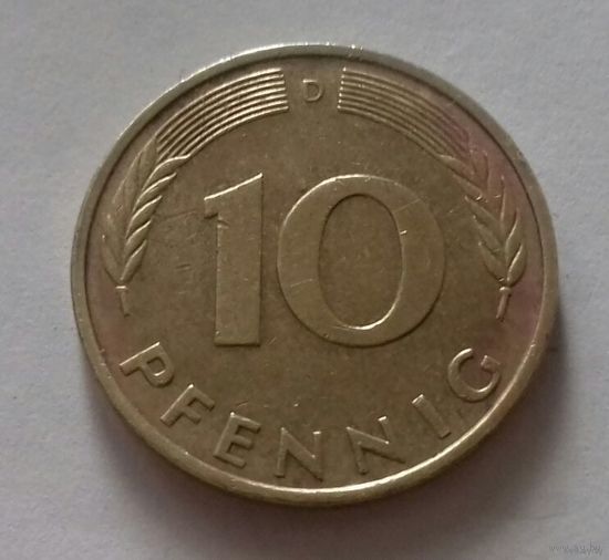 10 пфеннигов, Германия 1984 D
