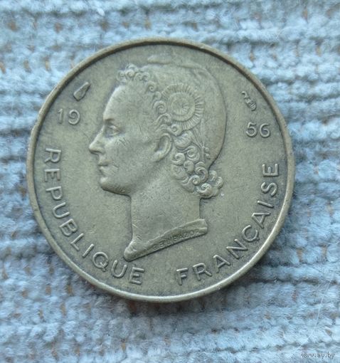 Werty71 Французская Западная Африка 5 франков 1956