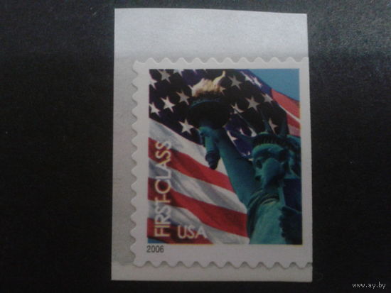 США 2005 стандарт, статуя Свободы и флаг