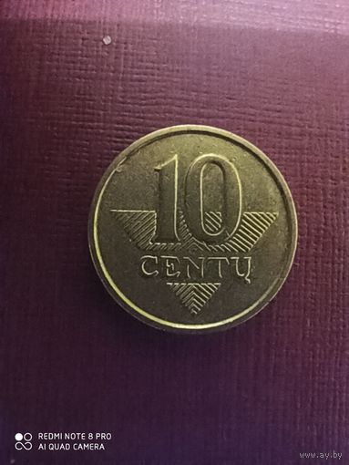 10 центов 2007, Литва