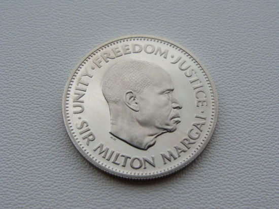 Сьерра - Леоне. 10 центов 1964 год KM#19  "Премьер-министр Милтон Маргай"   Тираж: 10.000 шт