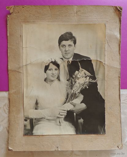 Фото "Свадьба", 1930-е гг., Беларусь (23*17 см без паспарту)