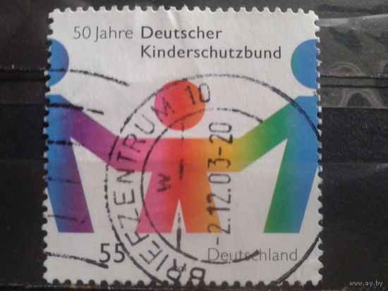 Германия 2003 детская организация - 50 лет Михель-1,1 евро гаш