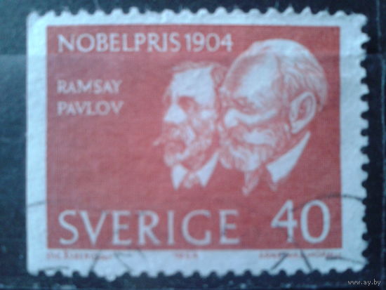 Швеция 1964 Нобилевские лауреаты 1904 г.