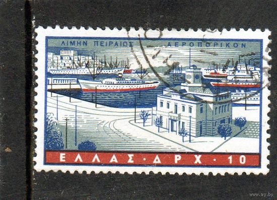 Греция.Ми-674.Корабли.Порт Пирей. Серия: Греческий флот.1958.