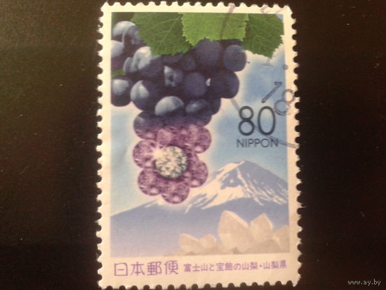 Япония 2001 гроздь винограда, диамант