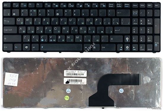 Клавиатура для ноутбука Asus K52 N61Jq F90 N90 UL50 K53 черная RU